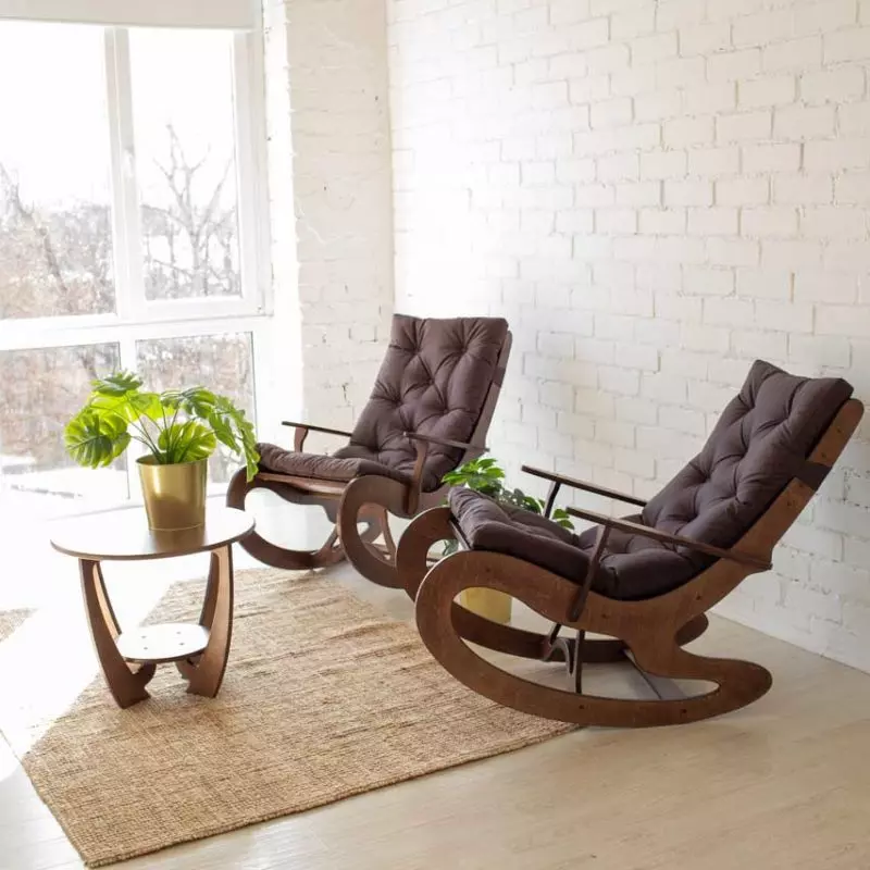 Кресло-качалка в интерьере – материалы изготовления и дизайн